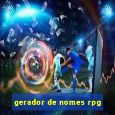 gerador de nomes rpg